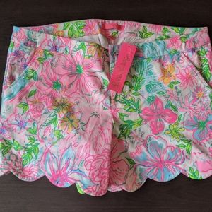 NWT Lily Pulitzer Scallop Shorts